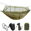 Image of 2 Person Camping Hammock With Nylon Mesh Mosquito Net