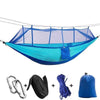 Image of 2 Person Camping Hammock With Nylon Mesh Mosquito Net
