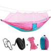 Image of 2 Person Camping Hammock With Nylon Mesh Mosquito Net