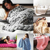 Image of Giant Super Comfy Handwoven Chunky Knit Blanket