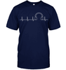 Image of Headphone Heartbeat T Shirt - DJ T Shirt