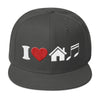 Image of I Heart House Music Snapback Hat