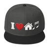 Image of I Heart House Music Snapback Hat