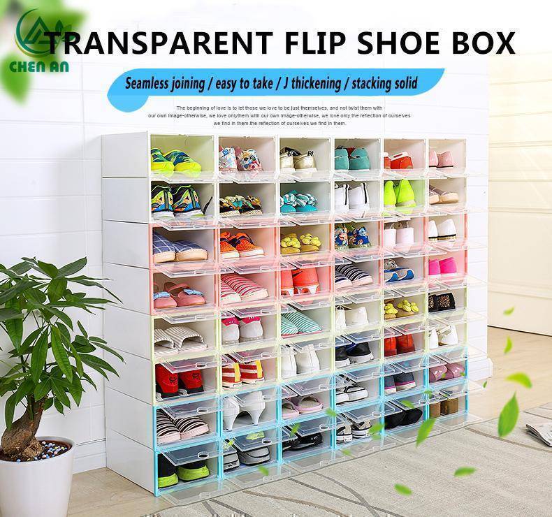 Shoe Organizer - Clear Shoe Box Storage
