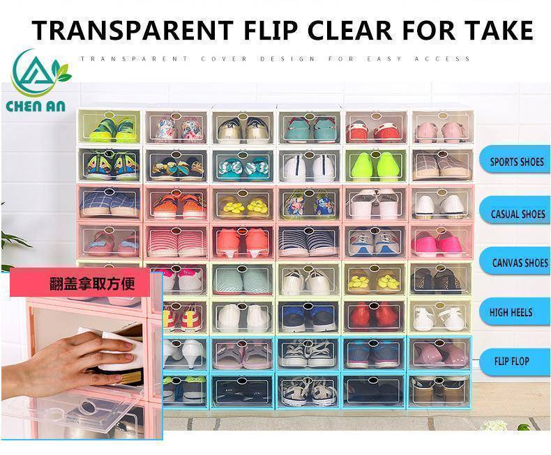 Shoe Organizer - Clear Shoe Box Storage