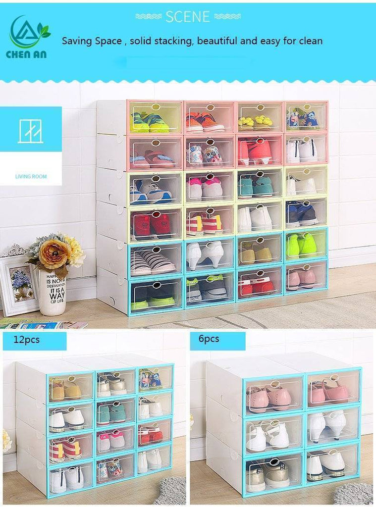 Shoe Organizer - Clear Shoe Box Storage
