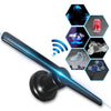 Image of Wifi 3D Hologram Projector Fan with 16G TF Holographic Display 224 LEDs Party Decorations Holograms Led 42cm Store Signs Funny