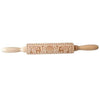 Image of Christmas Rolling Pin - Embossed Rolling Pin