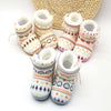 Image of Winter Print Themed Baby Booties