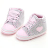 Image of Pink Heart Baby Booties
