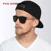 Image of Polarized Square Framed Sunglasses