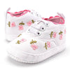 Image of Flower Print Baby Booties
