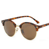 Image of Round Retro Rivet Frame Sunglasses