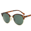 Image of Round Retro Rivet Frame Sunglasses