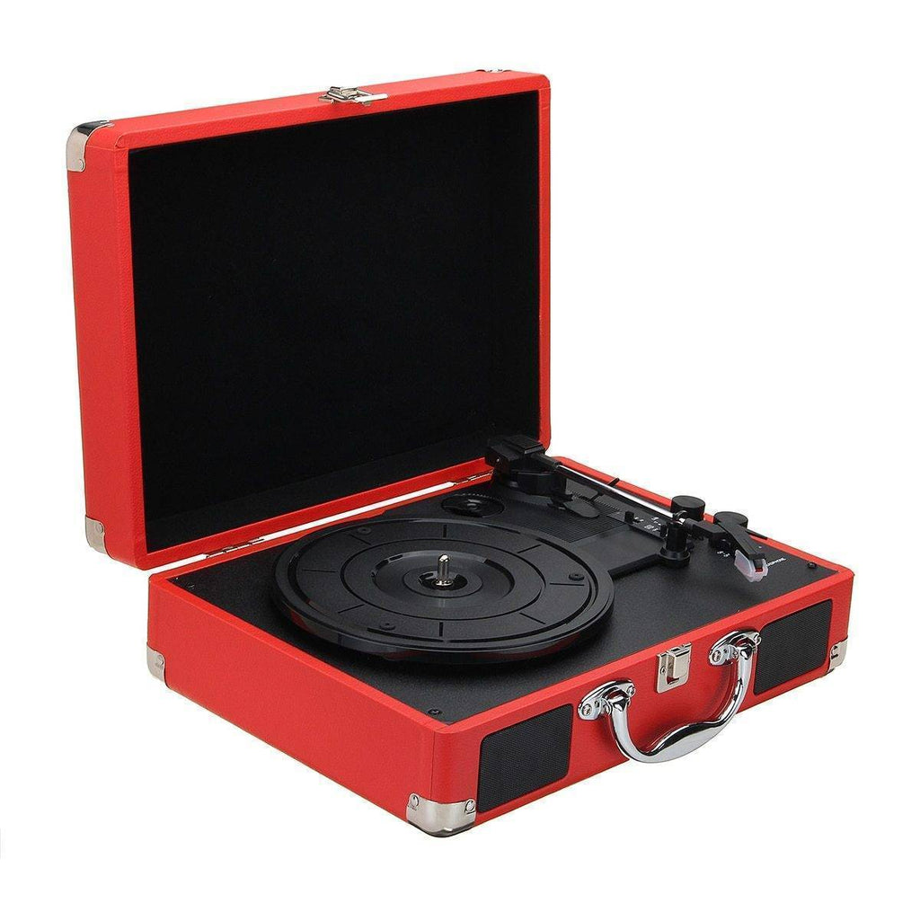 Record Player With Bluetooth Connection & Built-In Speaker
