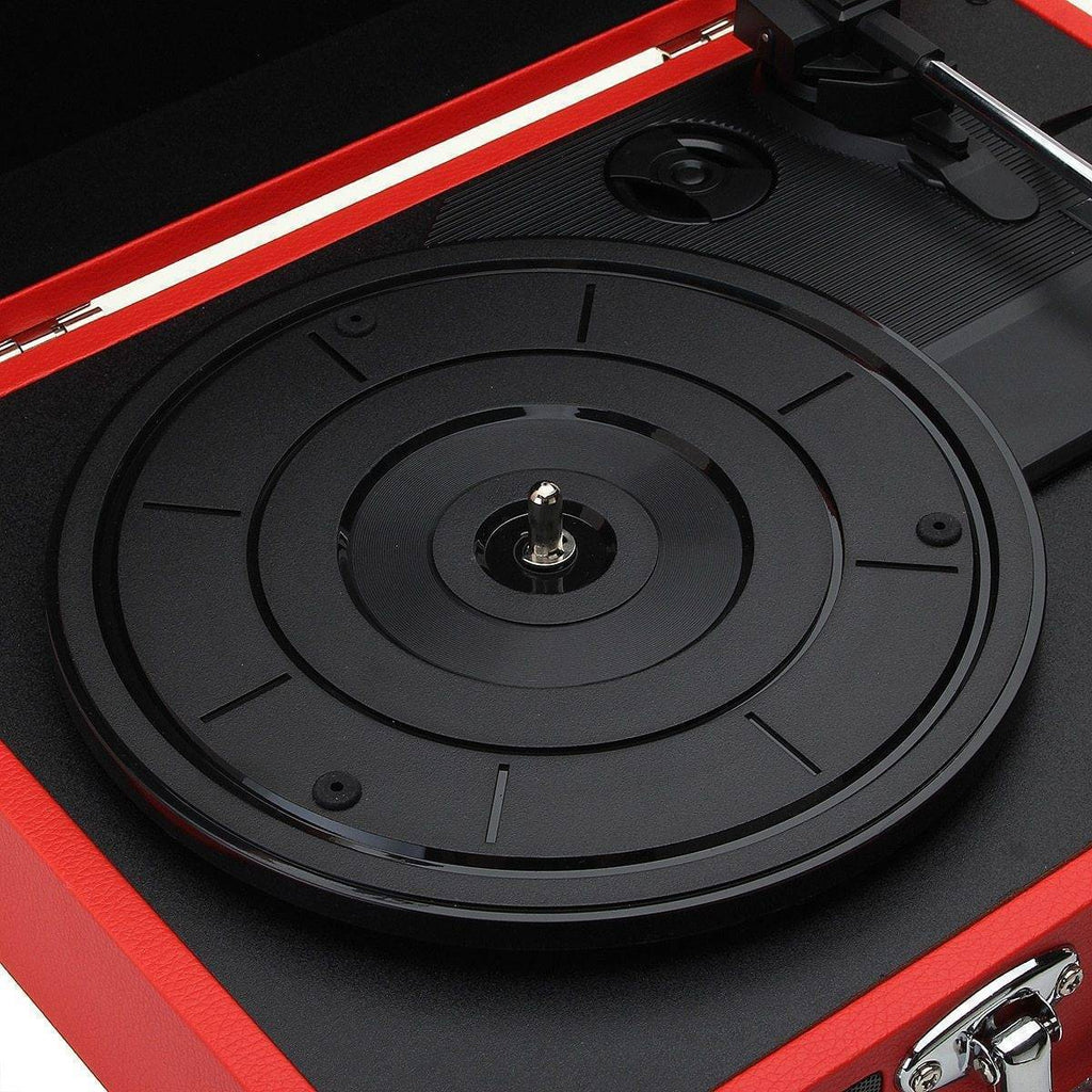 Record Player With Bluetooth Connection & Built-In Speaker