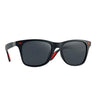 Image of Polarized Retro Square Rivet Framed Sunglasses