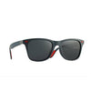Image of Polarized Retro Square Rivet Framed Sunglasses