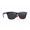 Image of Polarized Retro Square Rivet Framed Sunglasses