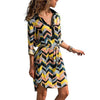 Image of Women's Summer Striped Casual Beach Dress