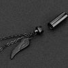Image of Angel Wing Urn Necklace - Cremation Necklace