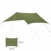 Image of 2 Person Camping Hammock With Nylon Mesh Mosquito Net