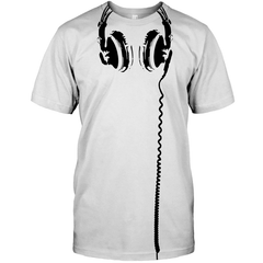 Headphones T Shirt - DJ T Shirt ﻿