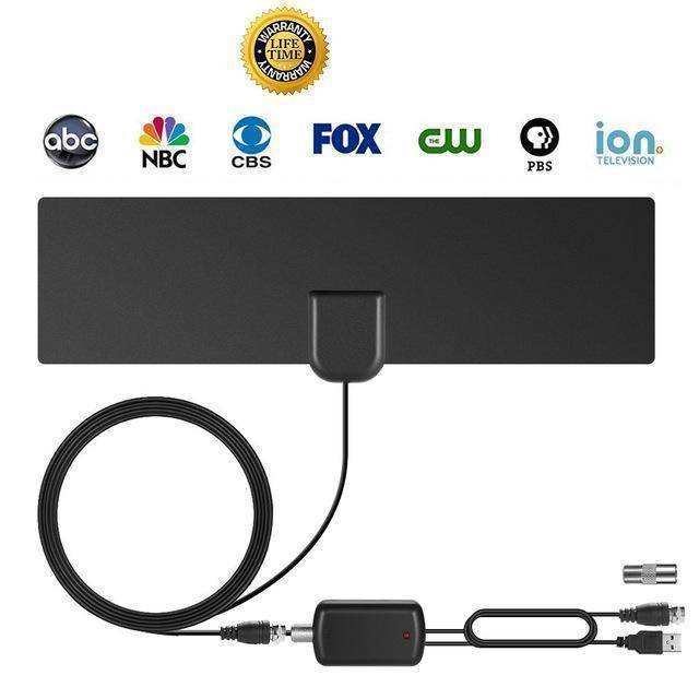 HDTV Antenna With Amplifier Signal Booster (Indoor)