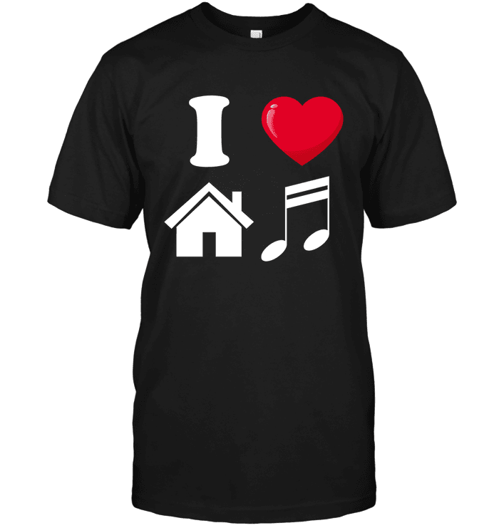 I Heart House Music T Shirt - DJ T Shirt