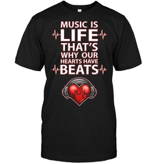 Music Is Life T Shirt - DJ T Shirt