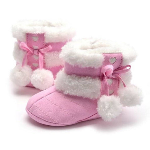 Furry Style Winter Baby Booties