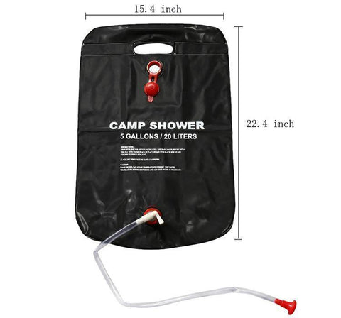 Solar Shower Bag - Camping Shower Bag