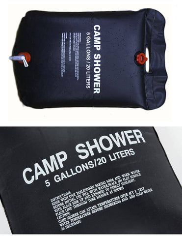 Solar Shower Bag - Camping Shower Bag 