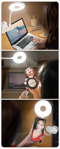 LED Desk Lamp - Clip On Desk Light