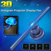Image of Wifi 3D Hologram Projector Fan with 16G TF Holographic Display 224 LEDs Party Decorations Holograms Led 42cm Store Signs Funny