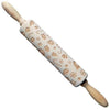 Image of Christmas Rolling Pin - Embossed Rolling Pin