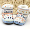 Image of Winter Print Themed Baby Booties