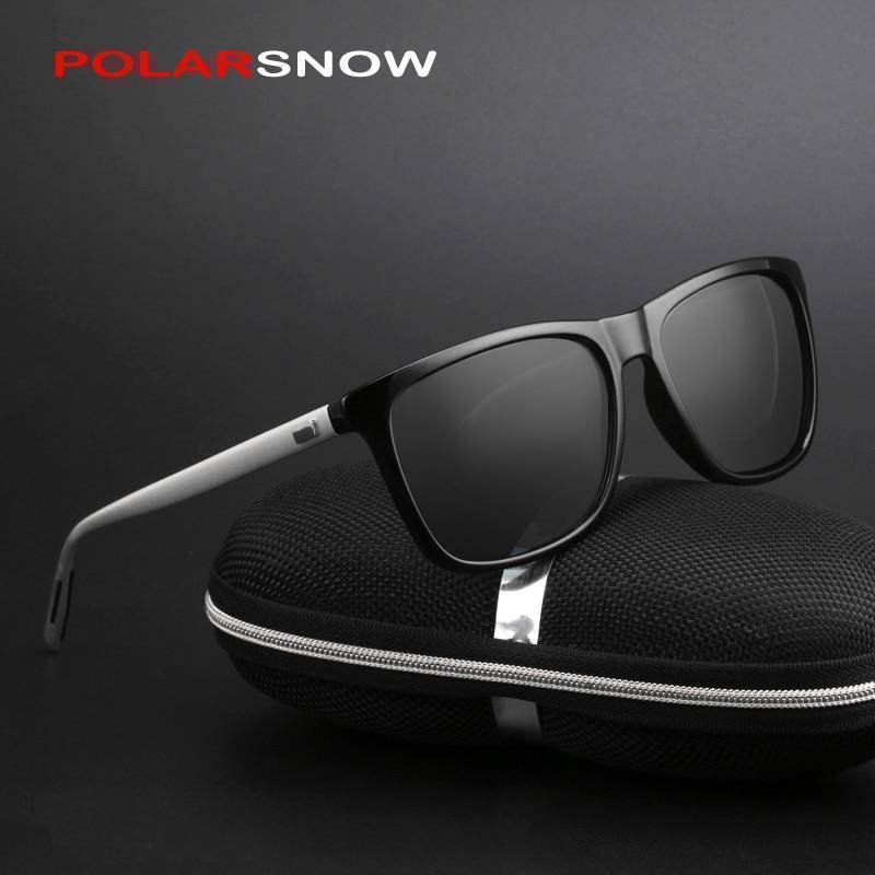 Polarized Square Framed Sunglasses