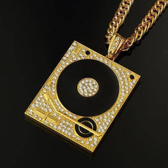 Record Player Necklace