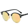 Image of Round Retro Rivet Frame Sunglasses