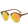 Image of Round Retro Rivet Frame Sunglasses