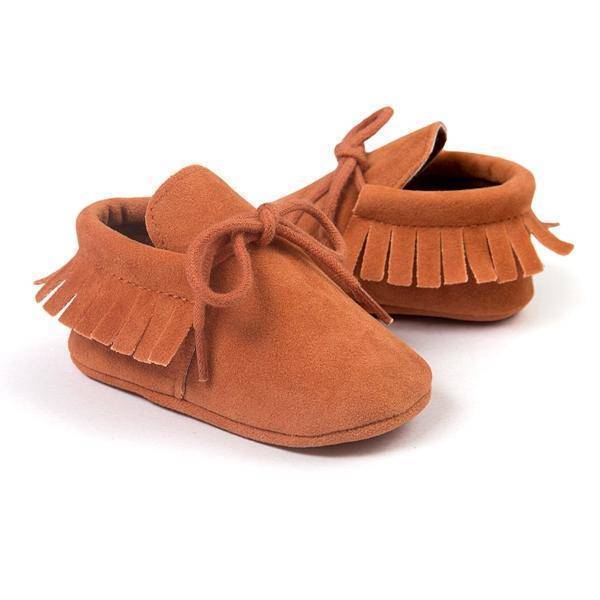 Laced Up Baby Moccasins