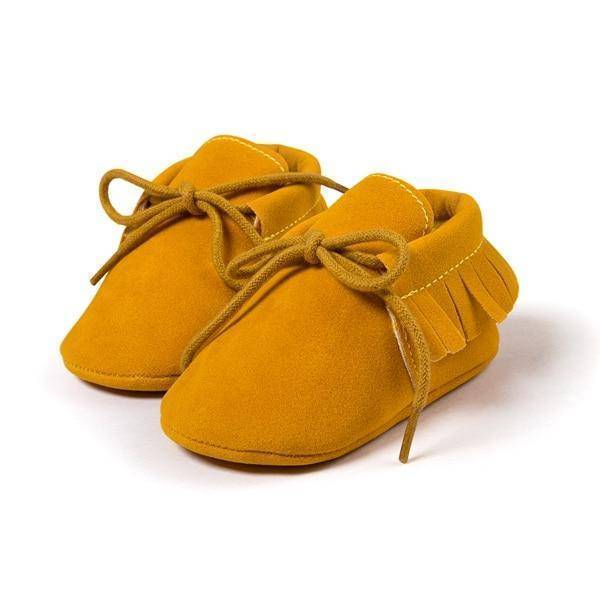 Laced Up Baby Moccasins